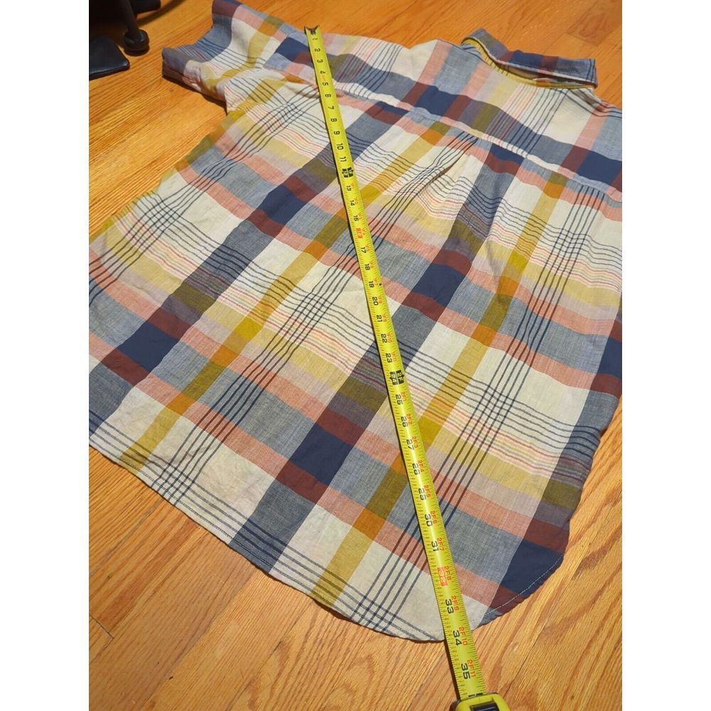 youth carhartt button short sleeve‎ plaid print short sleeve, xl, multi color - Picture 15 of 16